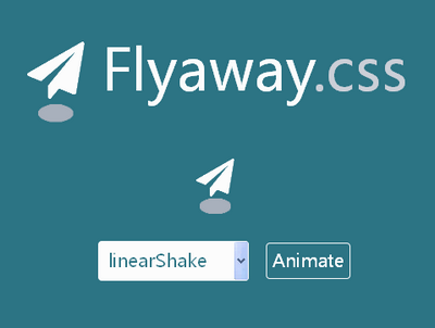 css3 flyaway.css制作飛機飛行動畫特效
