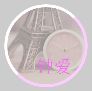 純css3鼠標(biāo)滑過圓形邊框動畫特效