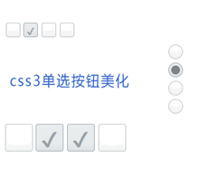 css3簡單的單選和復選按鈕美化代碼