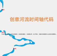 css3創意的河流時間軸代碼