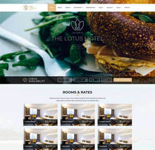html5大气英文旅游度假酒店预订网站模板
