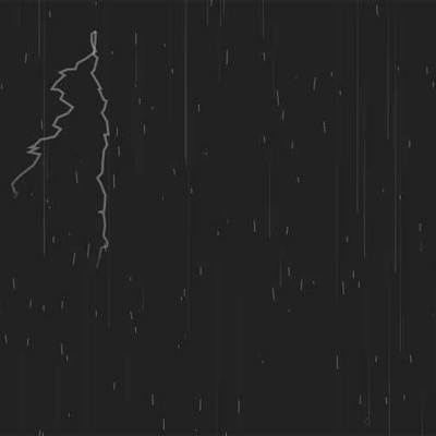 html5 canvas闪电暴风雨动画场景特效