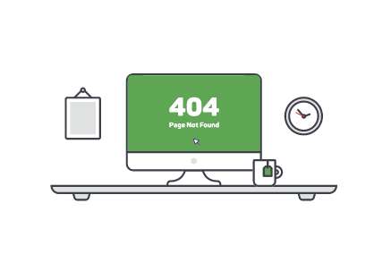 动态404桌面svg特效