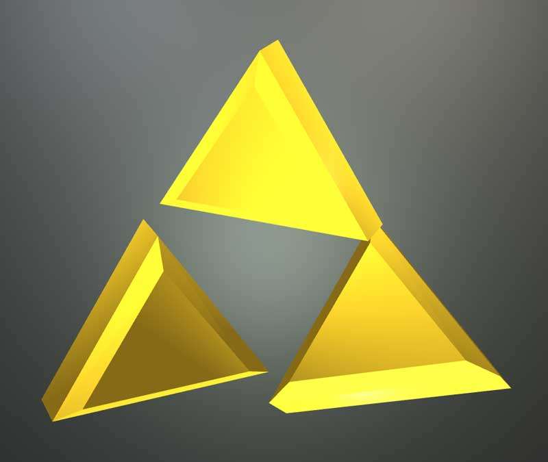 酷炫3d三角形立体动画特效