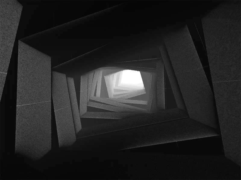 3D洞穴无限延伸动画特效