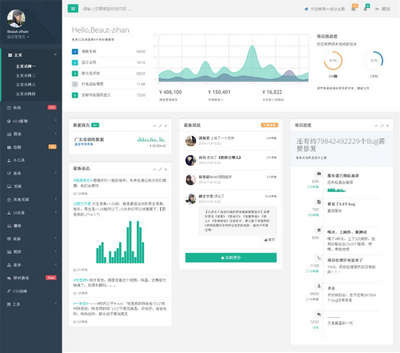 html5響應(yīng)式中文后臺模板源碼下載