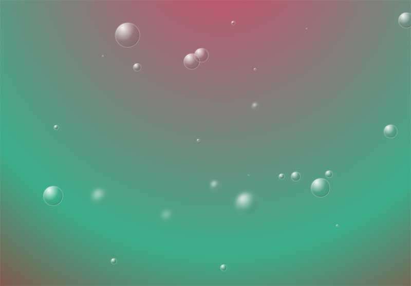 全屏彩色的水泡泡背景动画特效