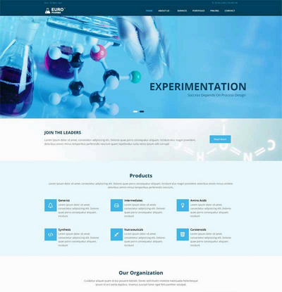 大气生物化学研究科研项目网站模板