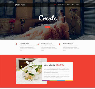 简洁婚礼策划公司html网页模板