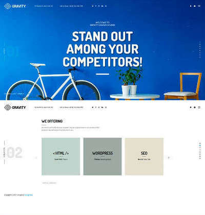 html5全屏创意广告公司网站展示模板