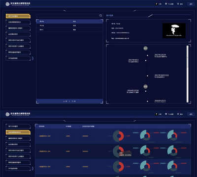 安全漏洞检测管理系统后台模板