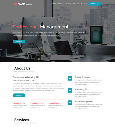 创意品牌设计商务服务公司html网站模板