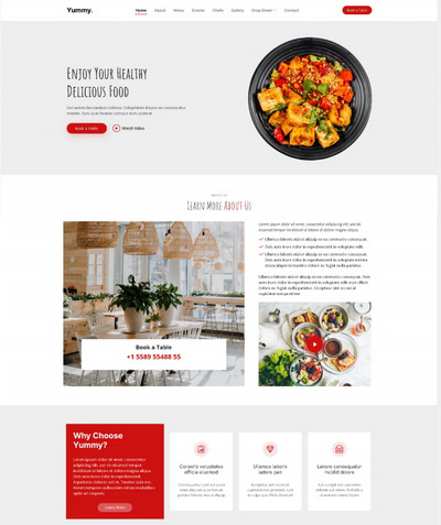 美食餐饮加盟服务公司bootstrap网站模板
