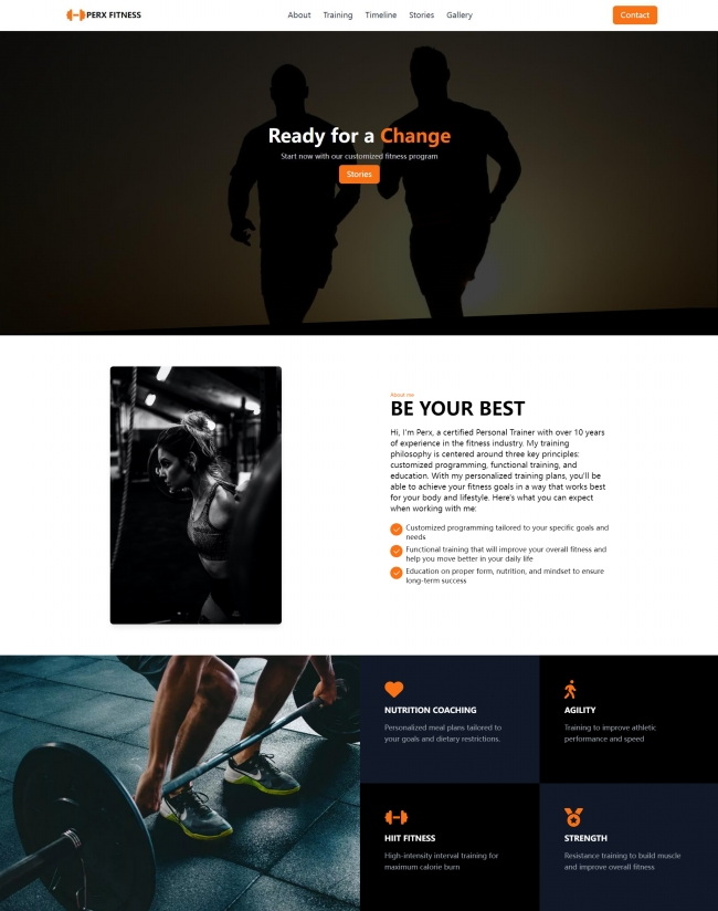 运动健身俱乐部机构html网站模板