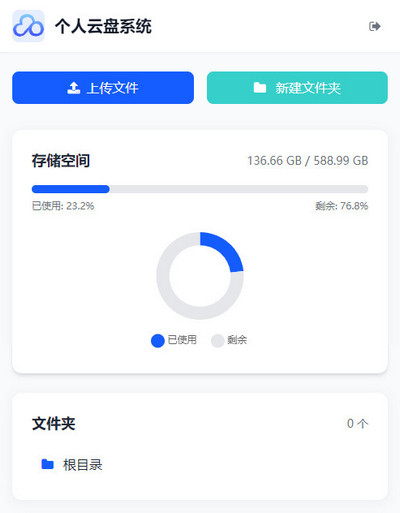 簡單的php響應(yīng)式個(gè)人云盤