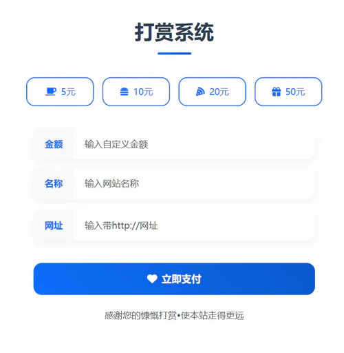 wordpress打赏功能以及打赏排行榜源码