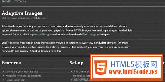 Adaptive Images in HTML