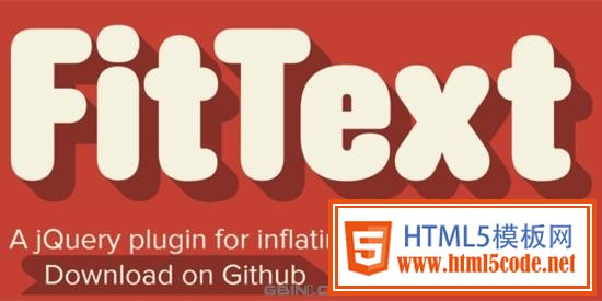 FitText -- jQuery plugin for inflating web type