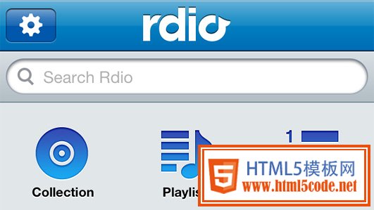 RDIO IPHONE应用程序