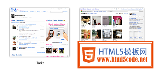 Flickr 和 Picasa的个人首页