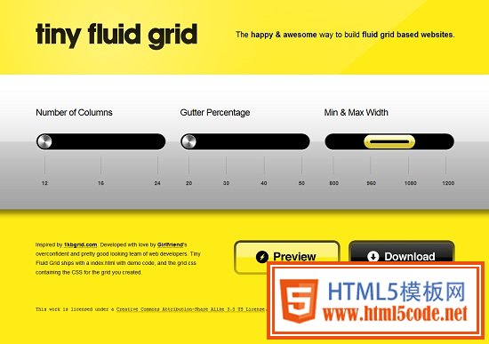 Tiny Grid-Responsive Web Design Tool