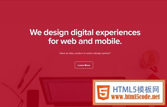 Creative One Page Website Design