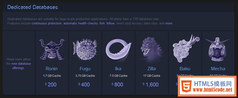 pricing table 10 