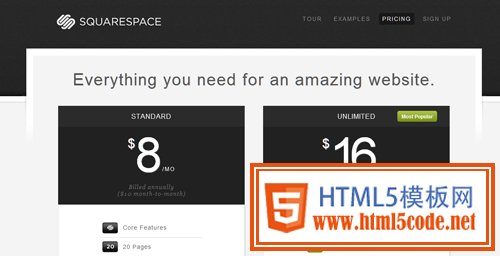 pricing table 14 