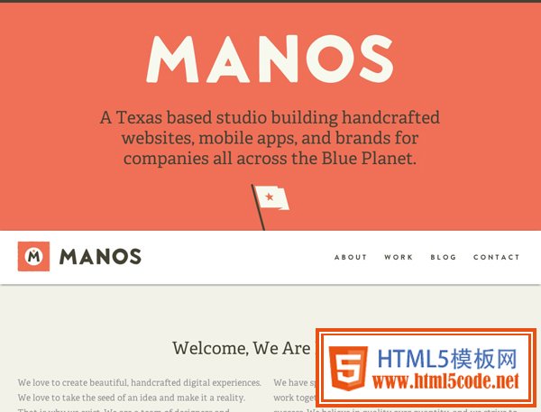 Handcrafted websites, mobile apps and brands - Manos