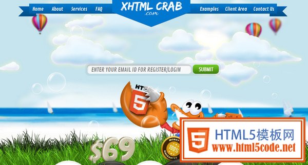 XHTML Crab