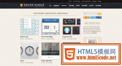 View UI kits from Design Kindle
