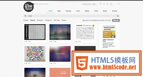 View UI kits from The Icon Deposit