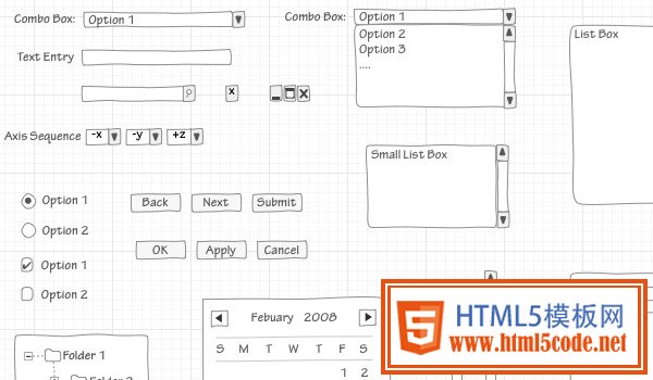 Wireframe Sketch in 50 Free Wireframe Kits and Web Apps