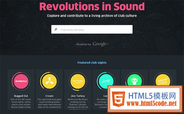 Revolution is Sound in 50 Dark Web Designs for Inspiration