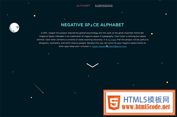 Negative Space in 50 Dark Web Designs for Inspiration