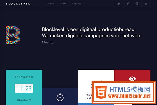 Blocklevel in 50 Dark Web Designs for Inspiration