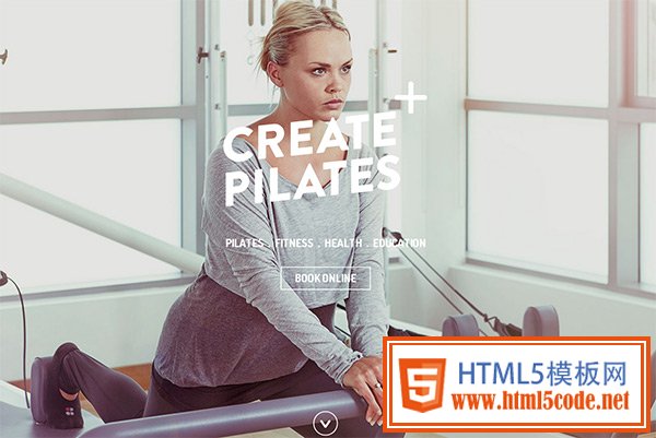 Create Pilates in 35 Minimalistic Website Designs for December 2013