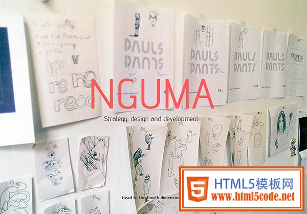 NGUMA in 35 Minimalistic Website Designs for December 2013