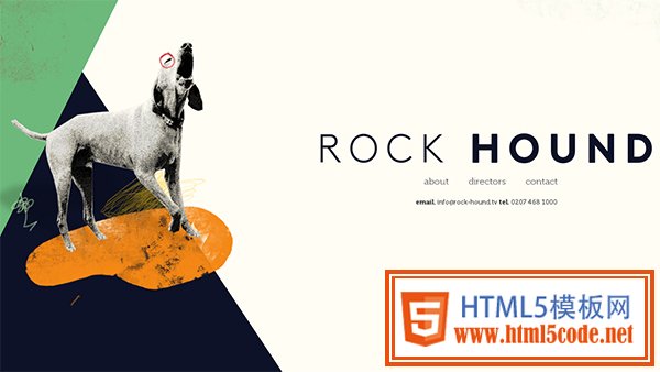 Rock Hound in 35 Minimalistic Website Designs for December 2013