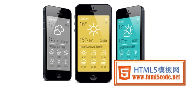 Minimeteo Flat Iconic mobile app weather