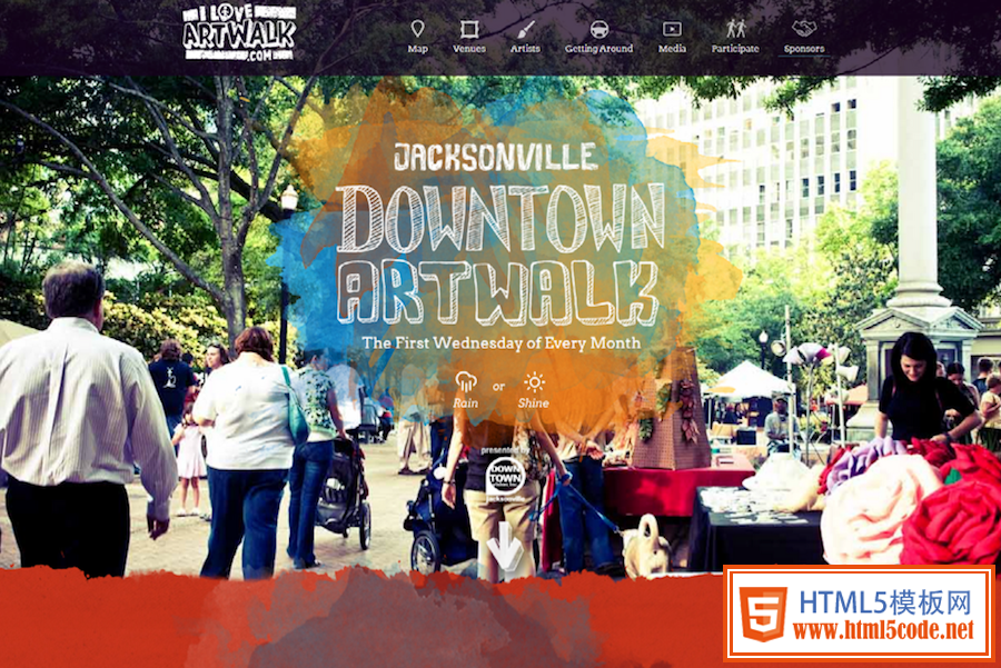 Jacksonville Art Walk mix typography match