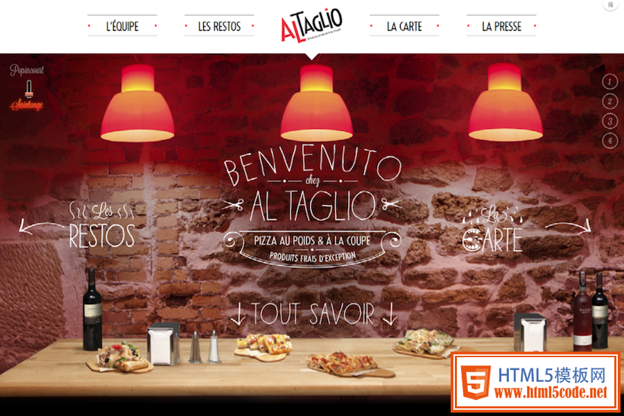 Al Taglio mix typography match