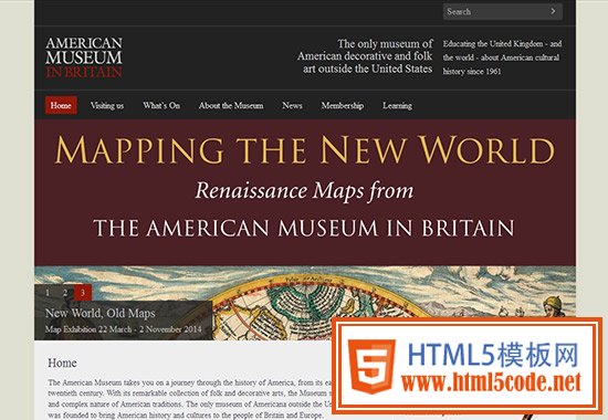 WordPress Museum Sites - American Museum in Britain