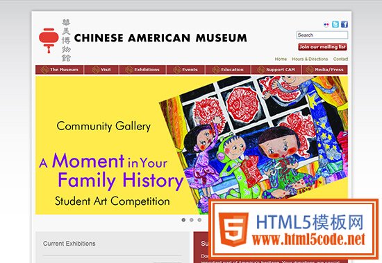 WordPress Museum Sites - Chinese American Museum