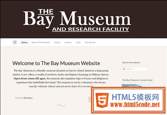 WordPress Museum Sites - The Bay Museum