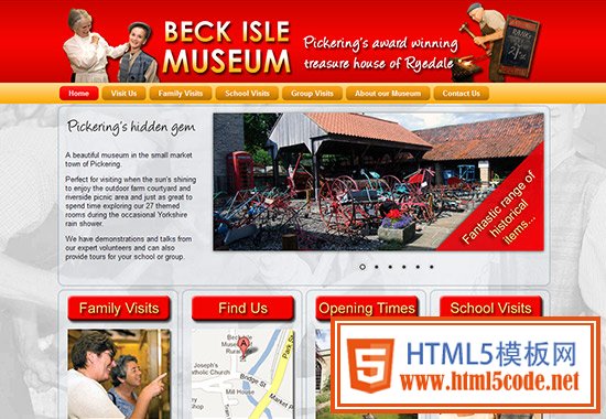 WordPress Museum Sites - Beck Isle Museum