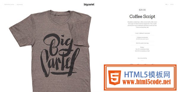 Big Cartel Shop