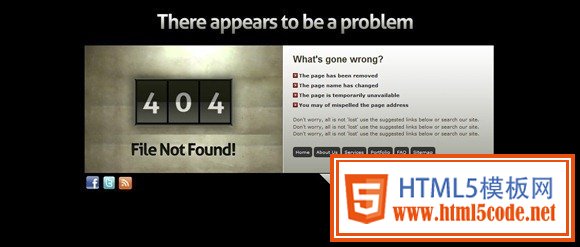 30个独特创意的404 错误页面设计模板 【强烈推荐】