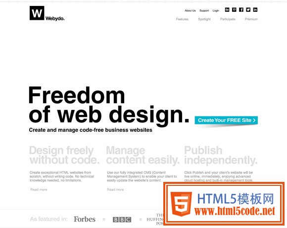 13 Inspiring Examples of Whitespace in Web Design