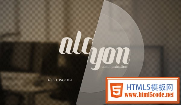 Alcyon Communication in Collection of 50 Modern Websites in Dark Style